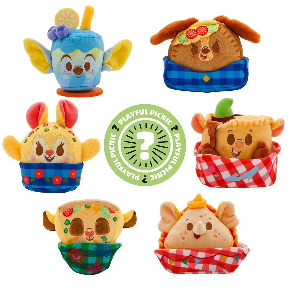 Disney Munchlings Mystery Plush – Playful Picnic – Micro 4 1/3'' 3 Disney Munchlings Mystery Plush – Playful Picnic – Micro 4 1/3''
