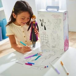 Anna Disney Story Doll – Frozen – 11 1/2'' -Toys Store 1610040902077 3