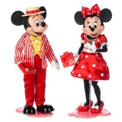 Disney Mickey Mouse And Minnie Mouse Valentine's Day Limited Edition Doll Set – 12'' -Toys Store 1614040900058 1