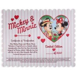 Disney Mickey Mouse And Minnie Mouse Valentine's Day Limited Edition Doll Set – 12'' -Toys Store 1614040900058 7