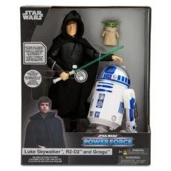 Disney Luke Skywalker, R2-D2 And Grogu Talking Action Figure Set – Star Wars Power Force – 10'' H 9 Disney Luke Skywalker, R2-D2 And Grogu Talking Action Figure Set – Star Wars Power Force – 10'' H -Toys Store 1713047620027 3