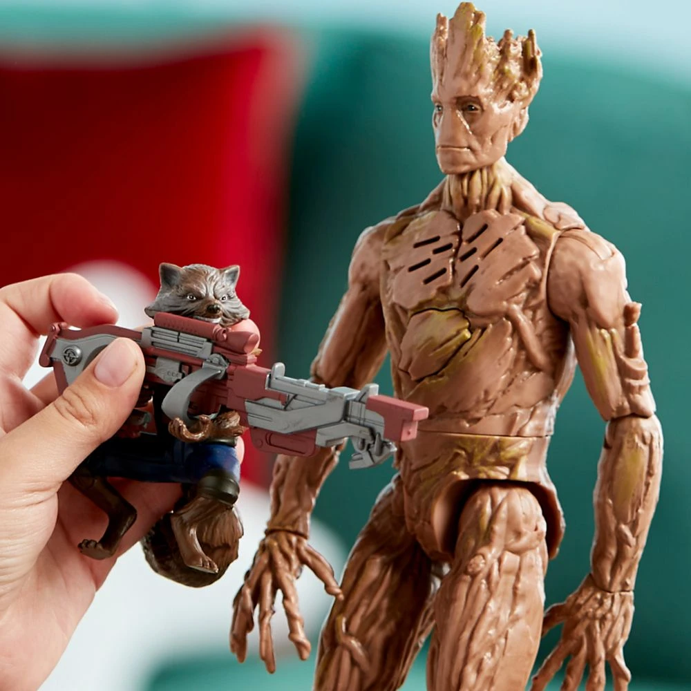 Disney Groot & Rocket Talking Action Figure Set – Guardians Of The Galaxy Vol. 3 4 Disney Groot & Rocket Talking Action Figure Set – Guardians Of The Galaxy Vol. 3 - Image 2
