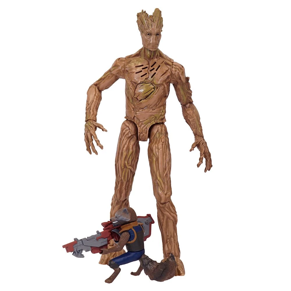 Disney Groot & Rocket Talking Action Figure Set – Guardians Of The Galaxy Vol. 3 5 Disney Groot & Rocket Talking Action Figure Set – Guardians Of The Galaxy Vol. 3 - Image 3
