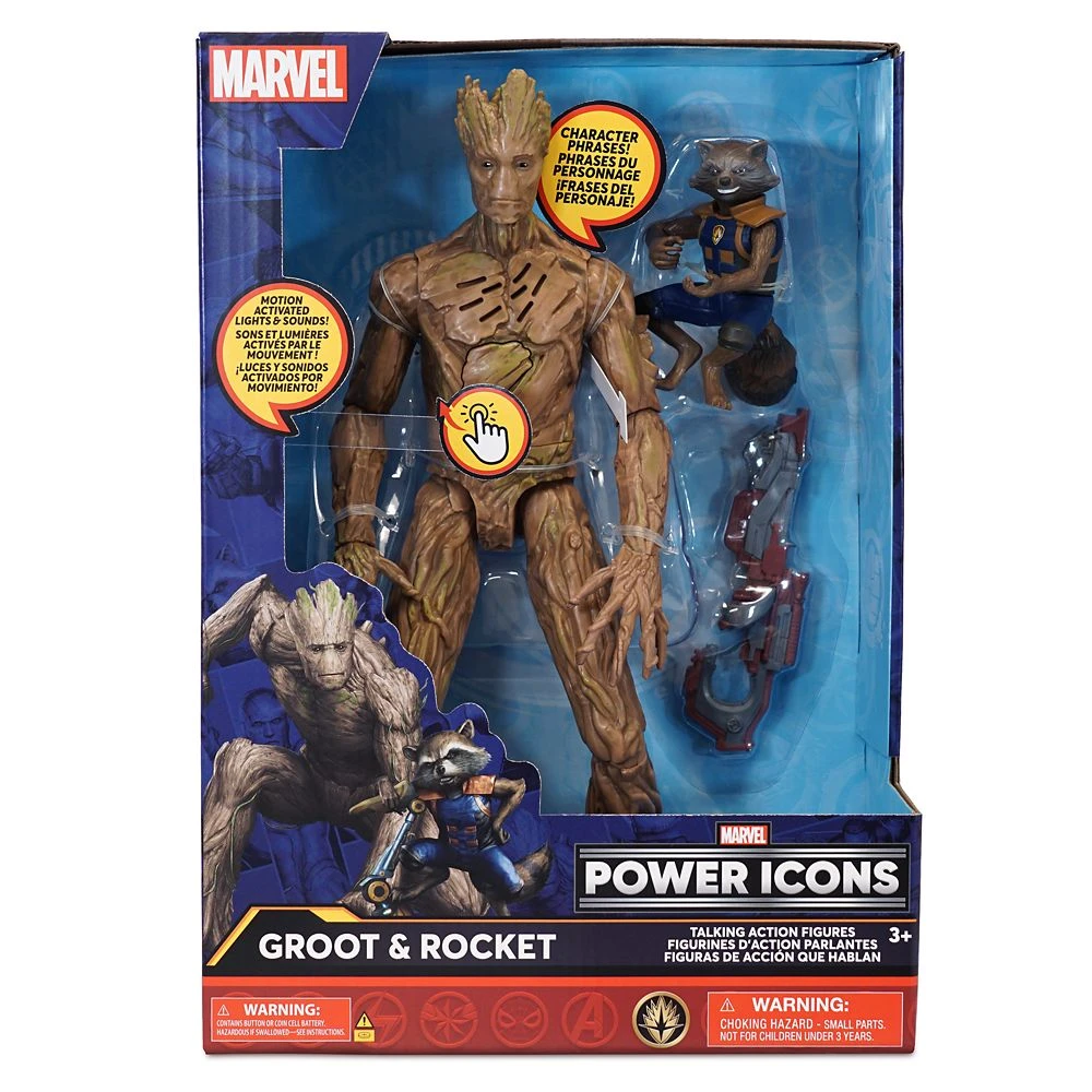 Disney Groot & Rocket Talking Action Figure Set – Guardians Of The Galaxy Vol. 3 12 Disney Groot & Rocket Talking Action Figure Set – Guardians Of The Galaxy Vol. 3 - Image 10